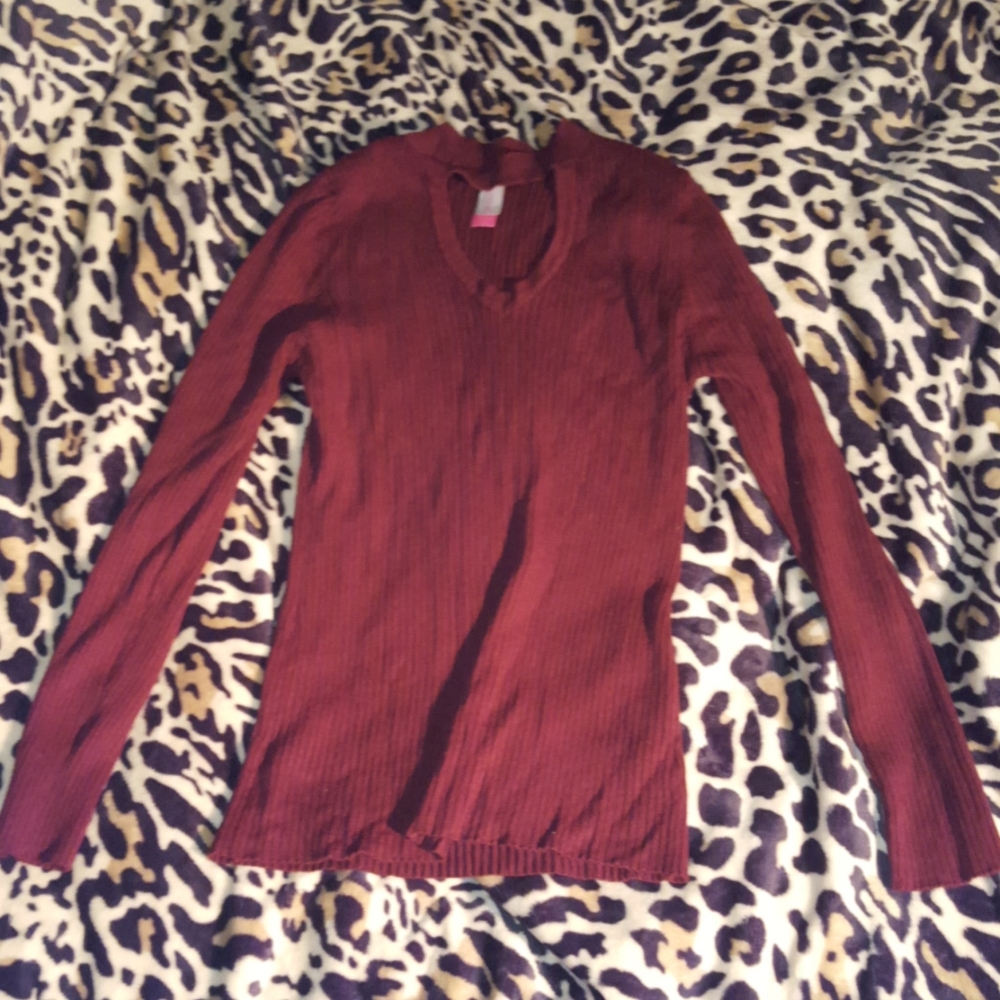 Women's red sweater